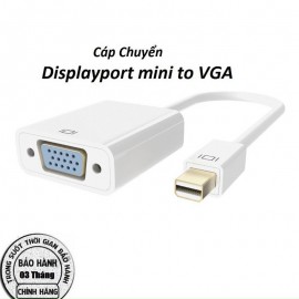 Cáp chuyển Displayport mini to VGA